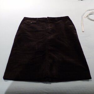 Ralph Lauren Black thick cord skirt size 12